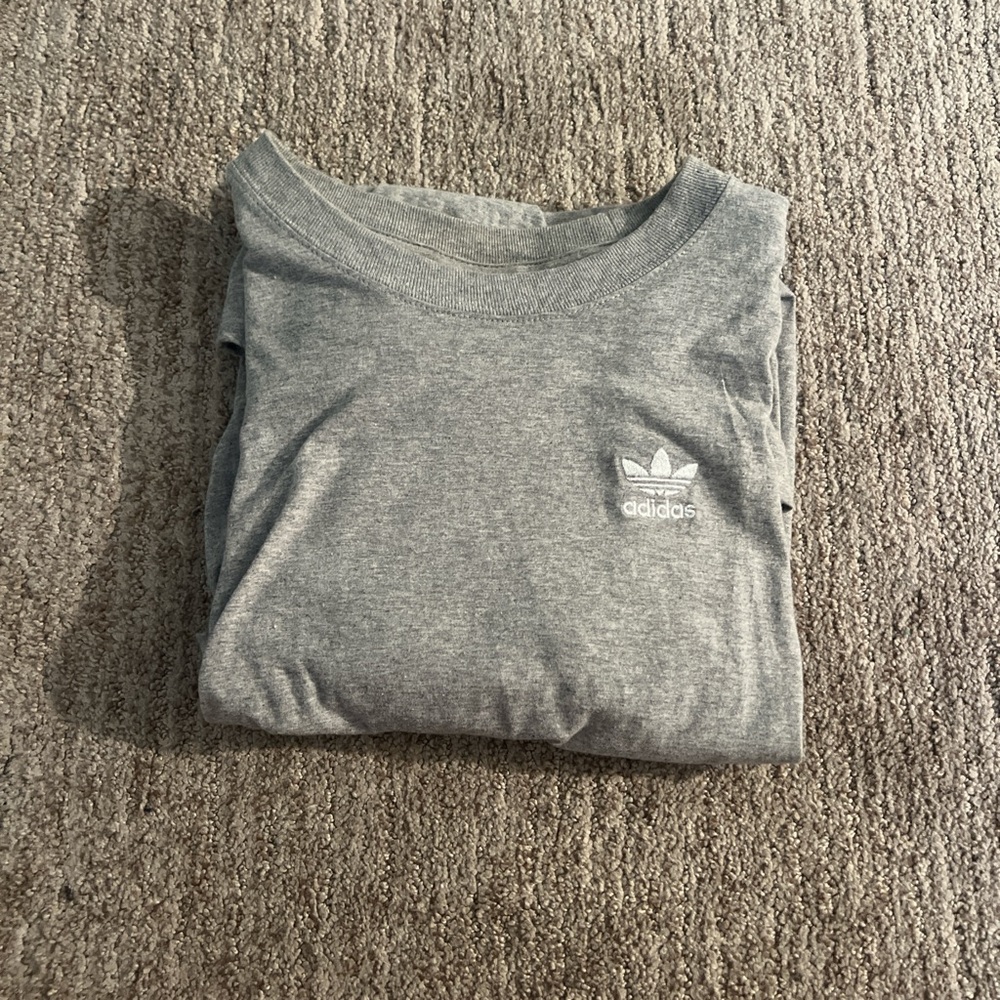 Adidas Men's Gray T-Shirt